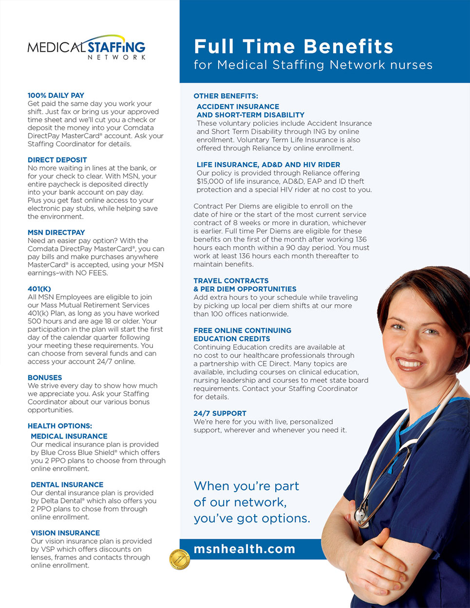 Medical Staffing Network Tradeshow Materials Cubicle Ninjas