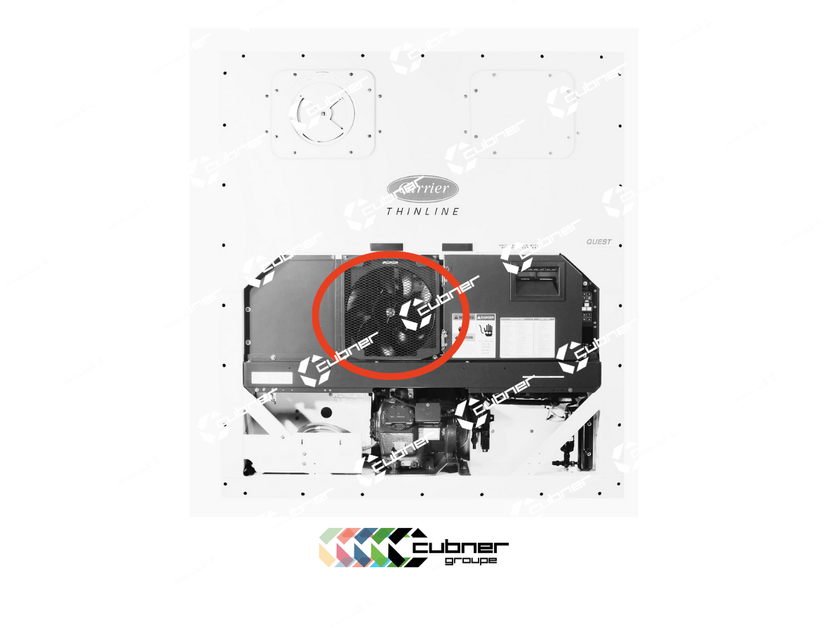 Condenser motor for CARRIER refrigeration unit REF 54-00549-00 - Cubner