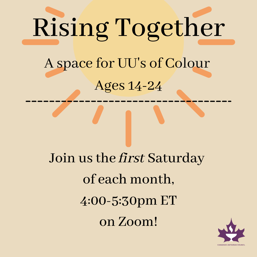 Ct Events February 2 2023 Rising Together UU Youth and Emerging Adults of Colour, February 2023