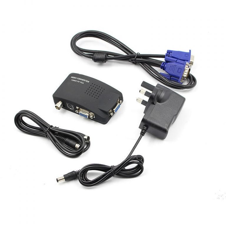 High Resolution BNC To VGA Converter Video SVideo Adapter Cable CRT