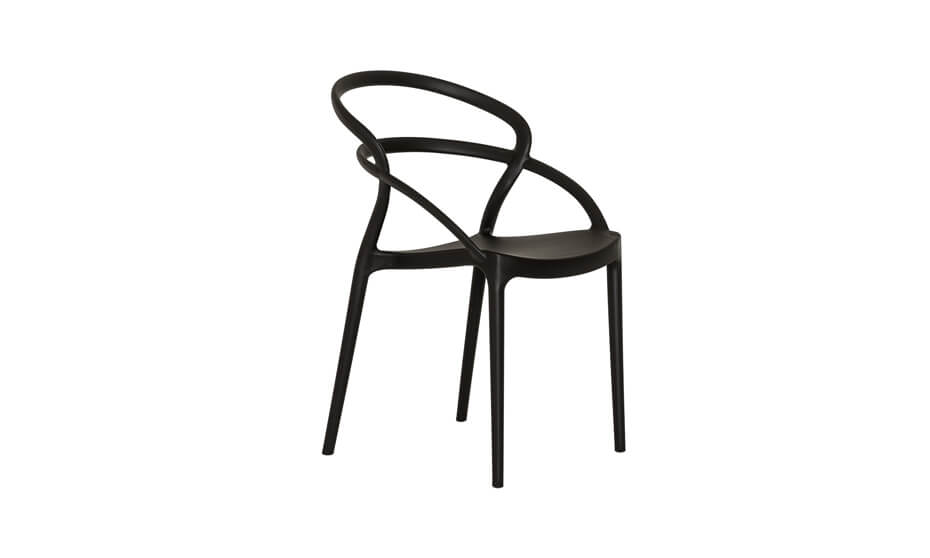 Aero Outdoor Chair Black Outdoor Furniture Cuchi