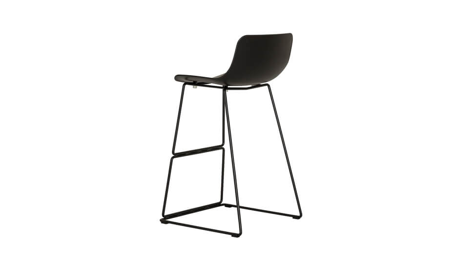 Carl Bar Stool Black Dining Barstools Cuchi Furniture