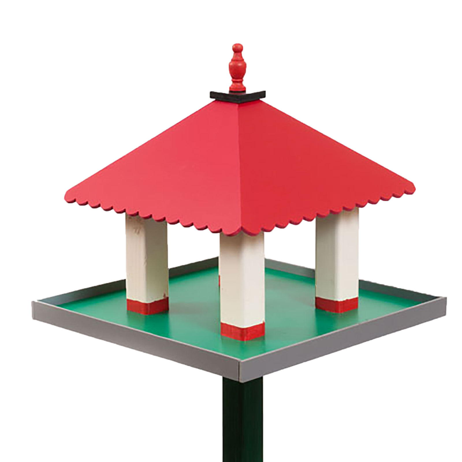 The Red Bird Feeder The Cuckoos Garden