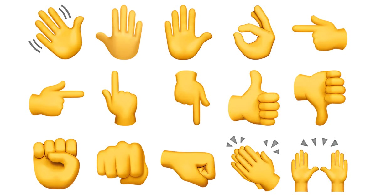 🤚 FaceSlap Emojis 👋👊🖐👏🙌 Copy & Combos