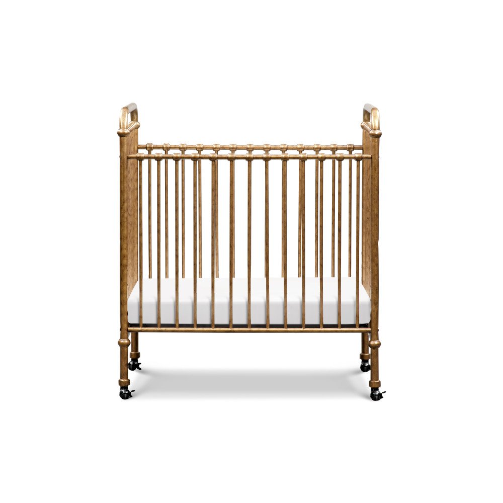 Abigail 3in1 Convertible Mini Crib Vintage Gold cuddlebugzz