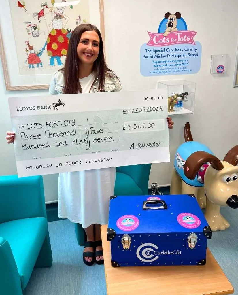 Mum takes on 10k run for Cots for Tots CuddleCot