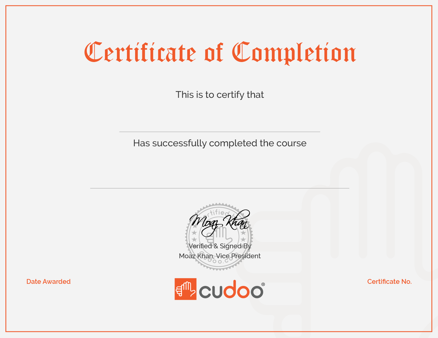 cudoocertificate Cudoo