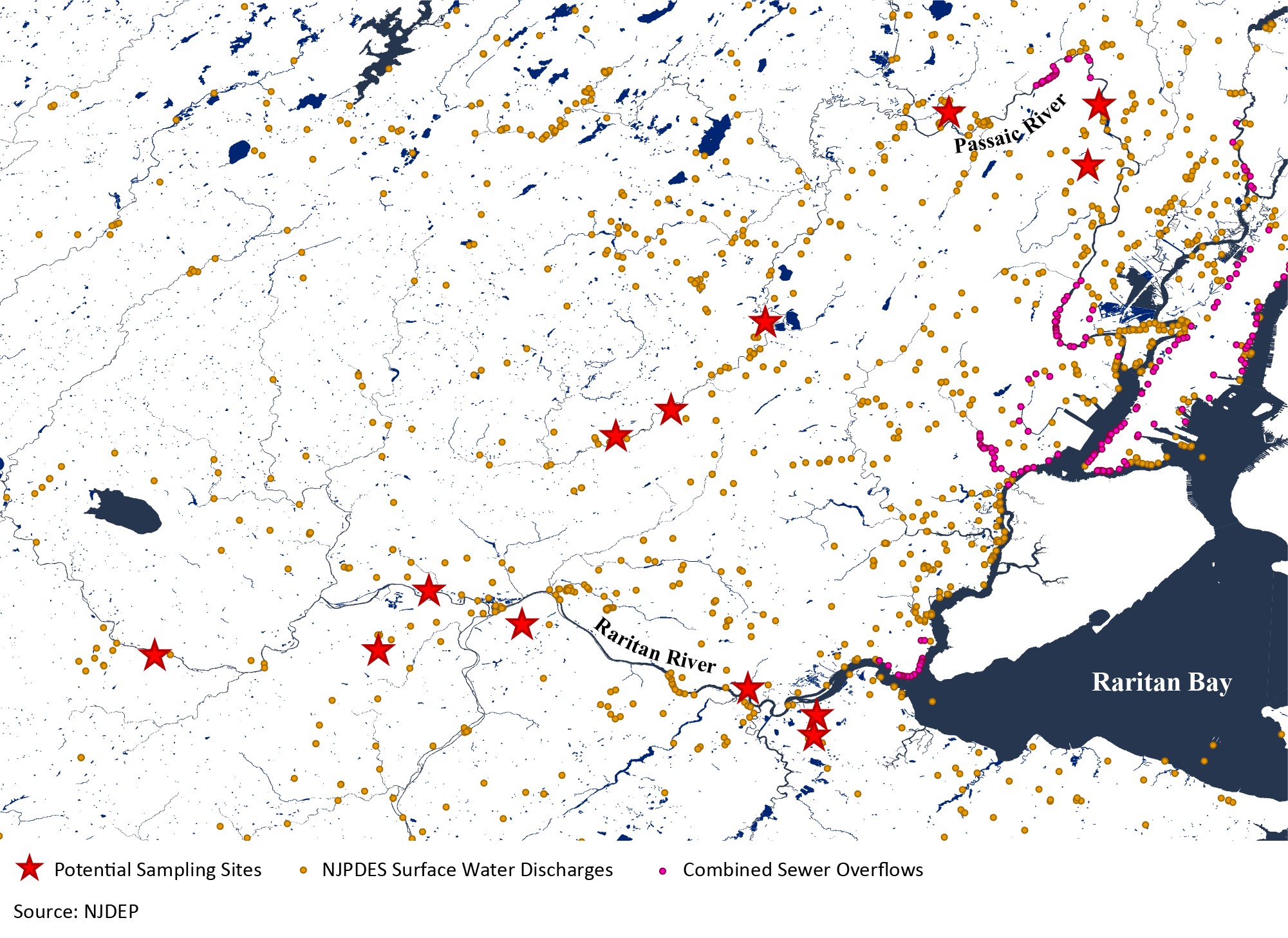 Raritan and Passaic River Microbead Plastic Pollution CUES at Rutgers SEBS