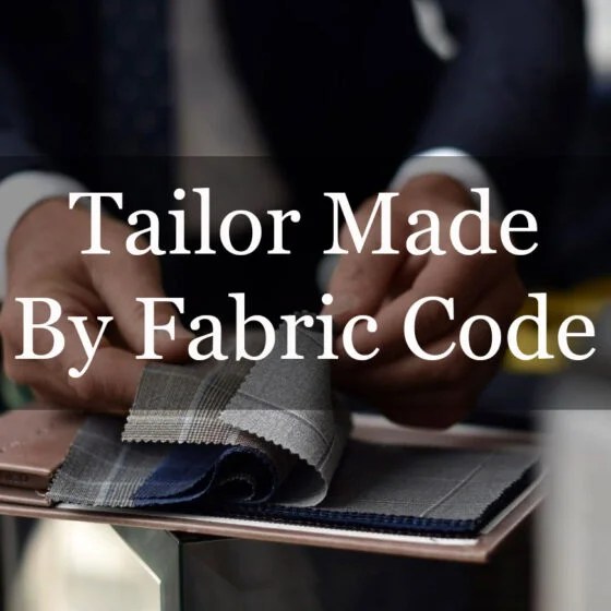 Order By Fabric Code CuffLapel