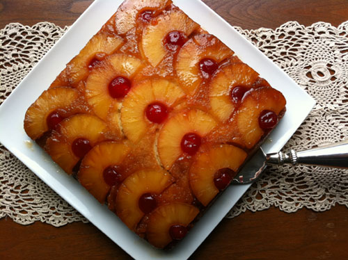 gateau renversé aux ananas de maman