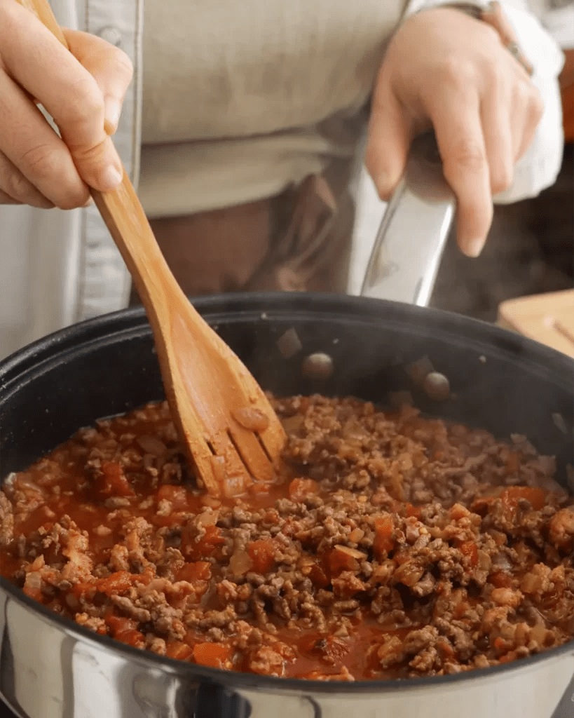 coccion relleno de morrones