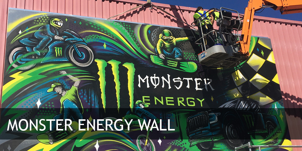 Monster Energy Wall