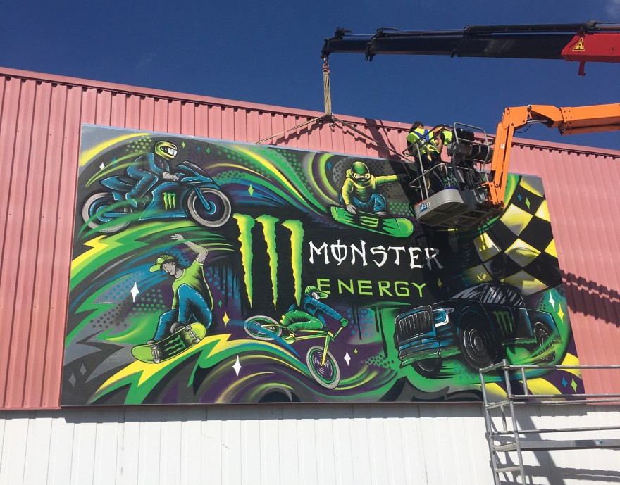 Monster Energy Wall