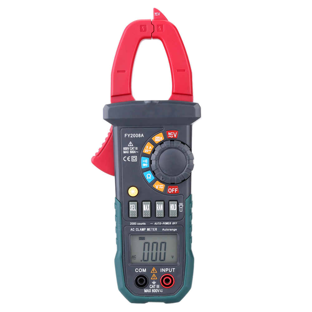 Digital LCD Clamp Meter Multimeter DC/AC Voltage Current