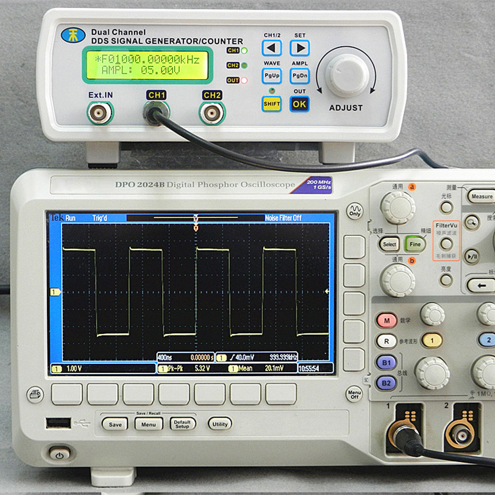 Digital DDS Function Signal Generator Arbitrary Waveform DualCH high