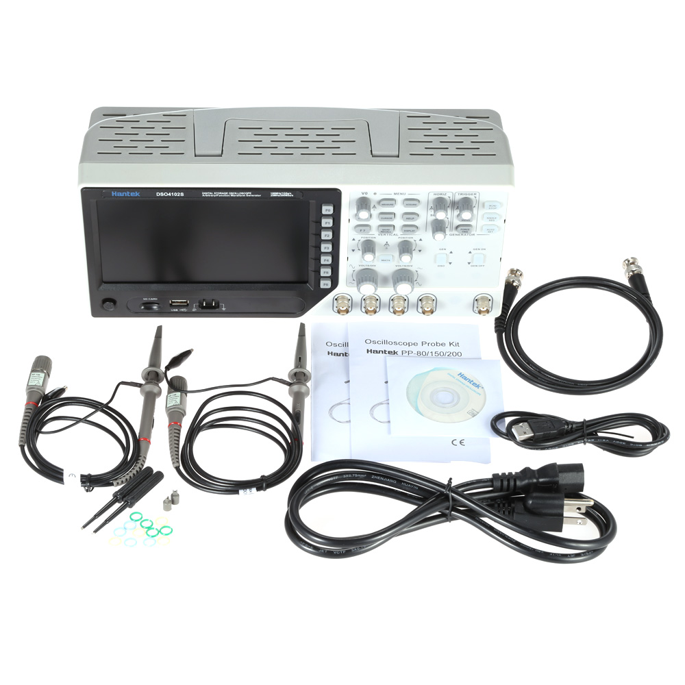 Hantek DSO4102S 2 CH Digital USB Oscilloscope 1CH Arbitrary/Function