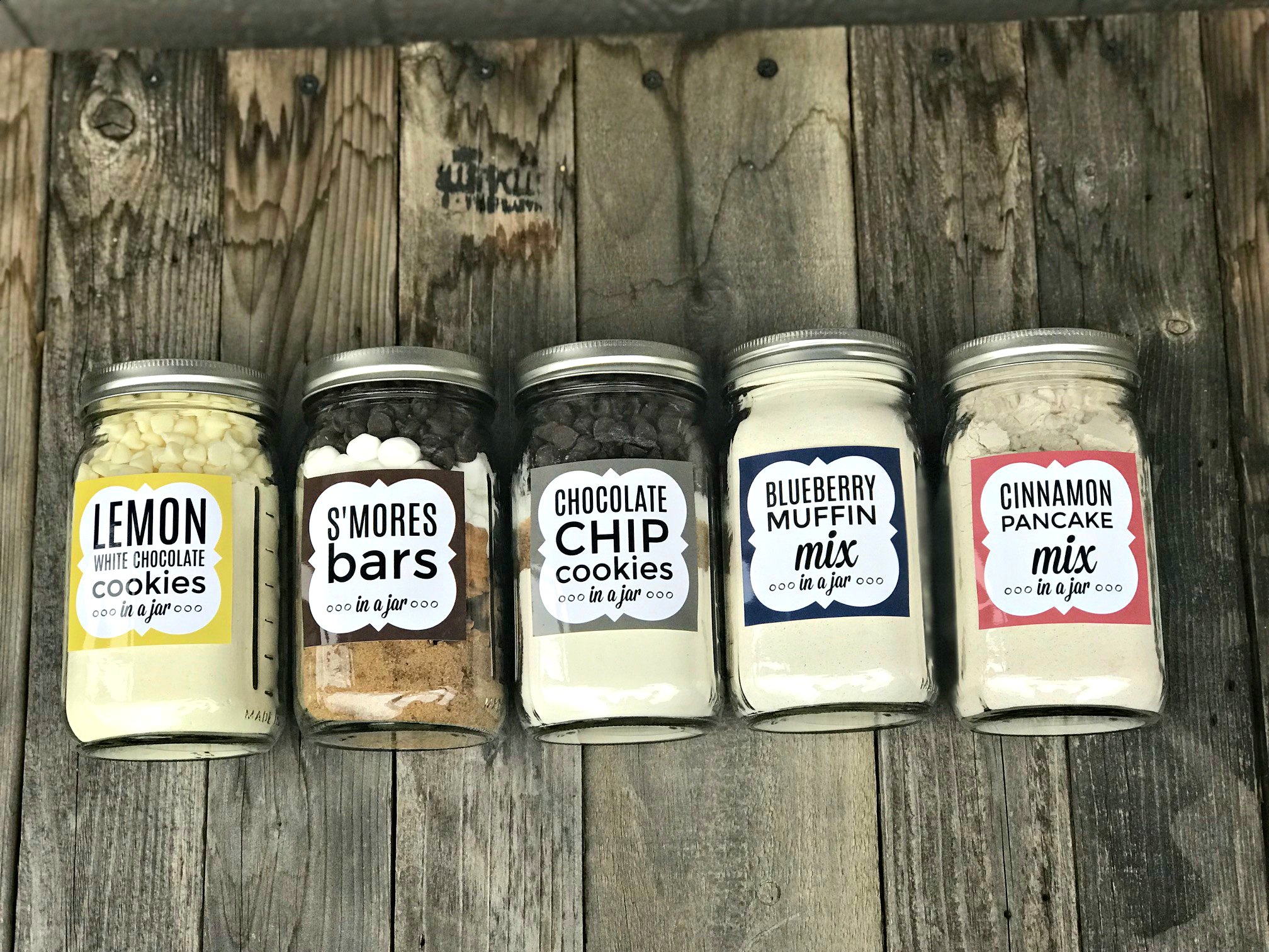 5 DIY Baked Gifts in a Jar with FREE Printable Recipe Tags Part 2