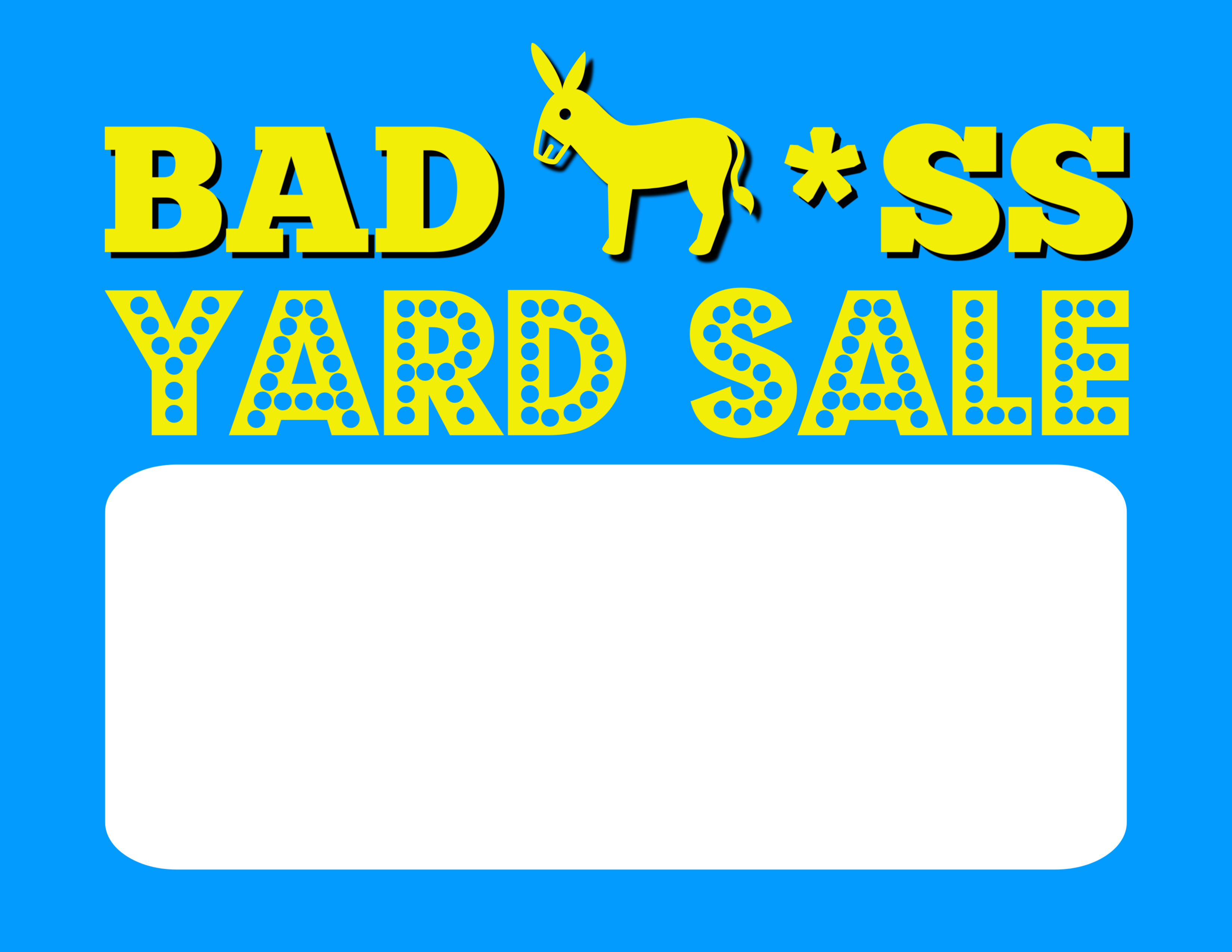 Cute Yard Sale Sign