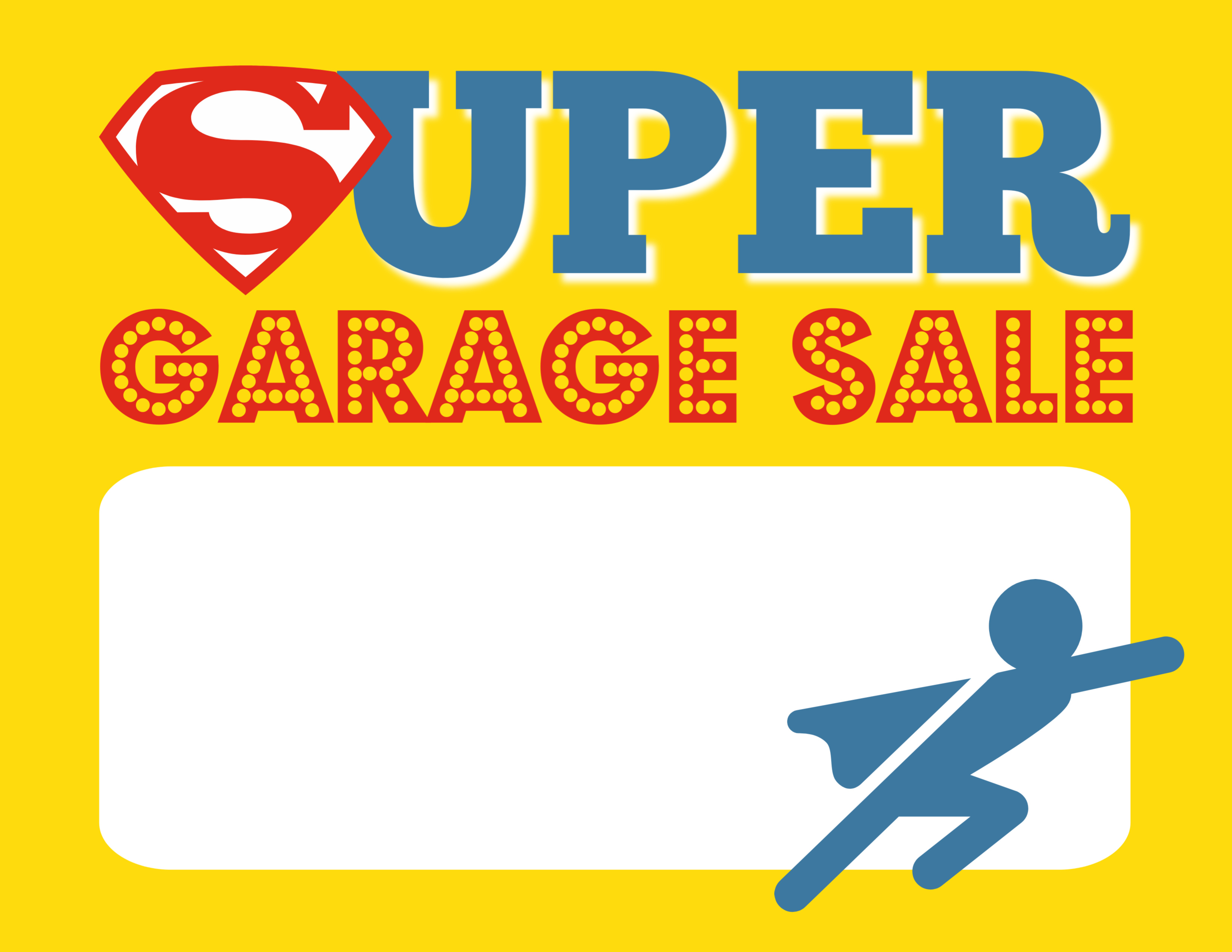 5 DIY Printable Fun Garage/Yard Sale Signs