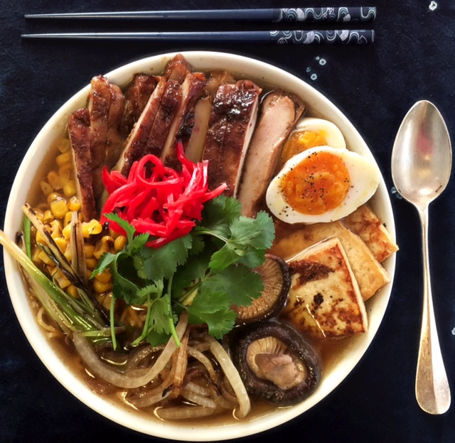 Miso Ginger Chicken Ramen