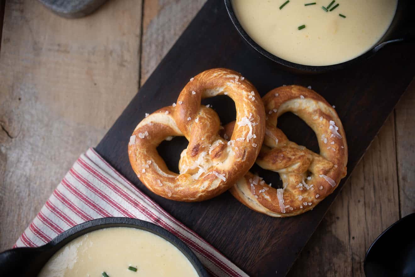 Cheese Stuffed Soft Pretzels Culinary Ginger