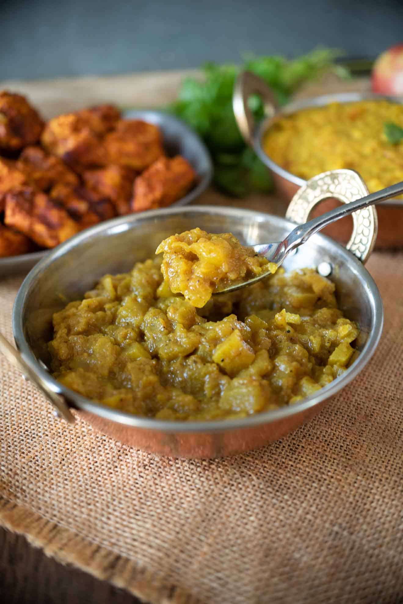 Indian Apple Chutney Culinary Ginger