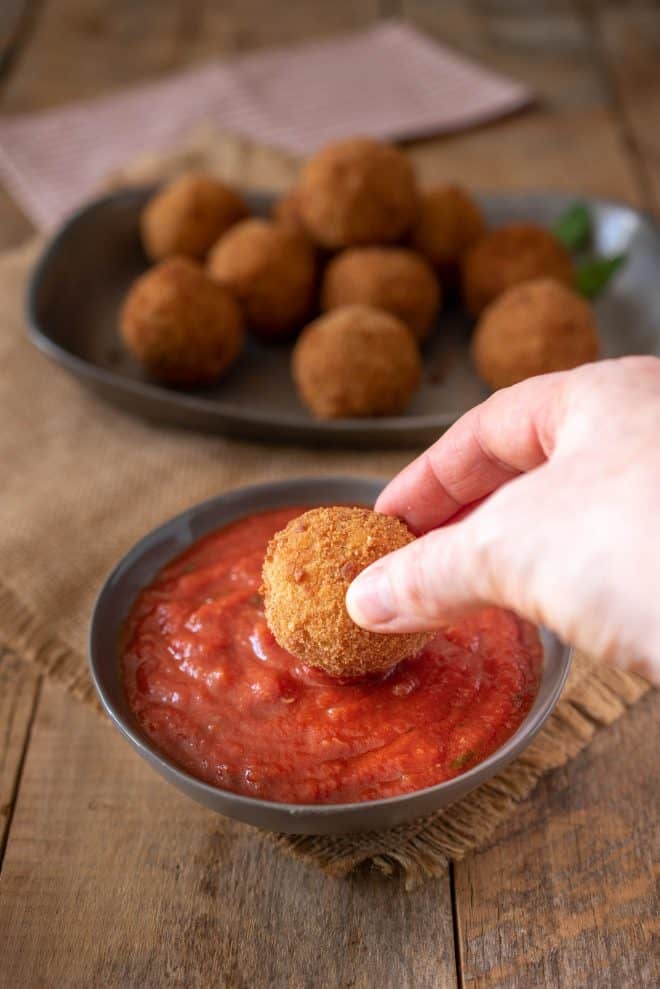 Risotto Rice Balls (Arancini) Culinary Ginger