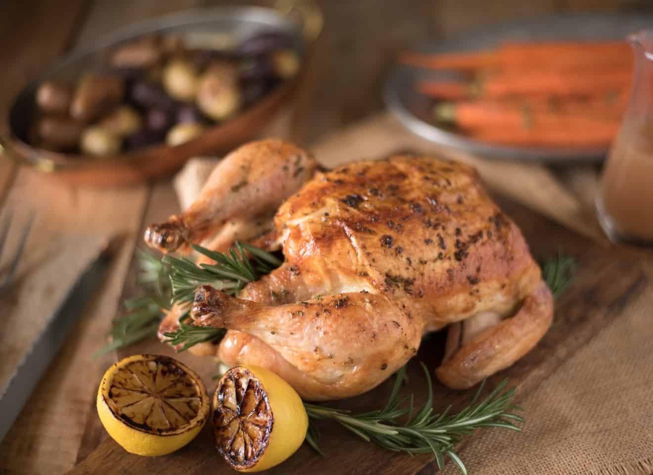 Rosemary Roasted Chicken with Delicious Gravy