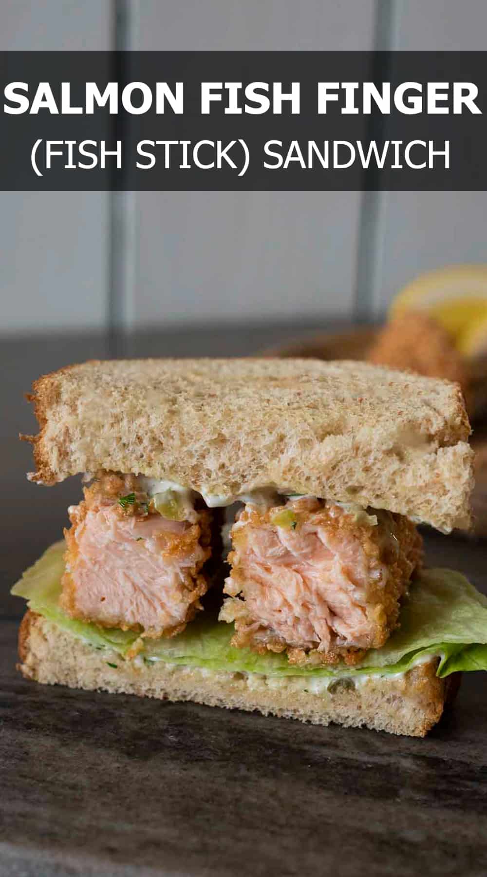 Salmon Fish Finger (Fish Stick) Sandwich Culinary Ginger