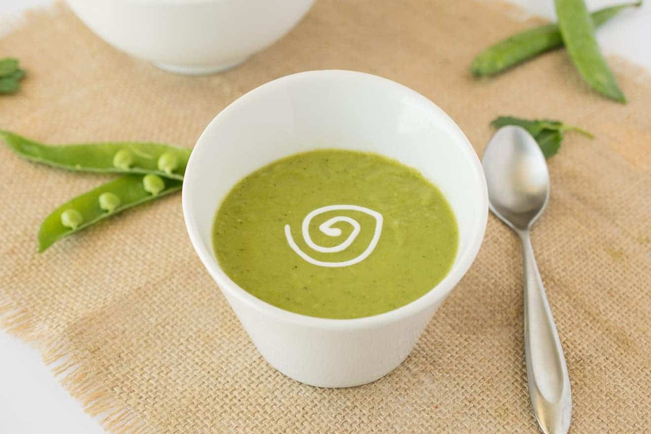 Spring Pea and Mint Soup