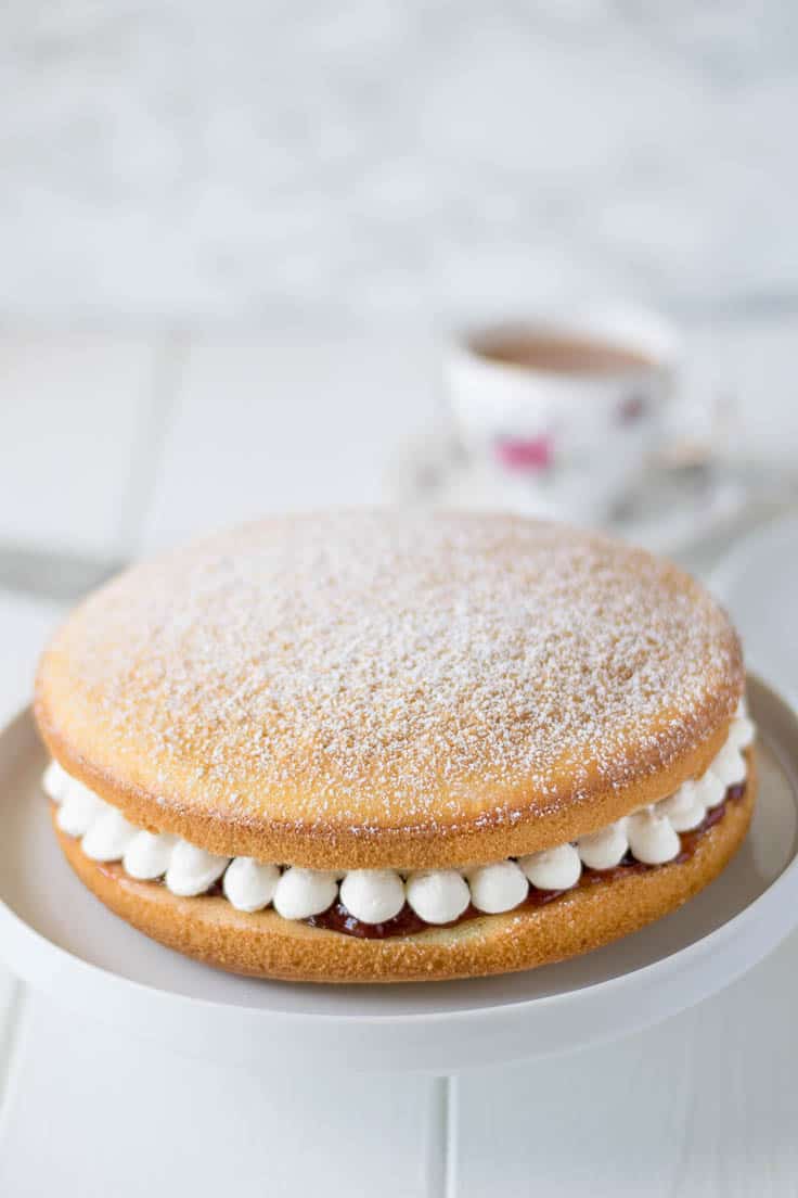 Traditional Victoria Sponge Cake Culinary Ginger