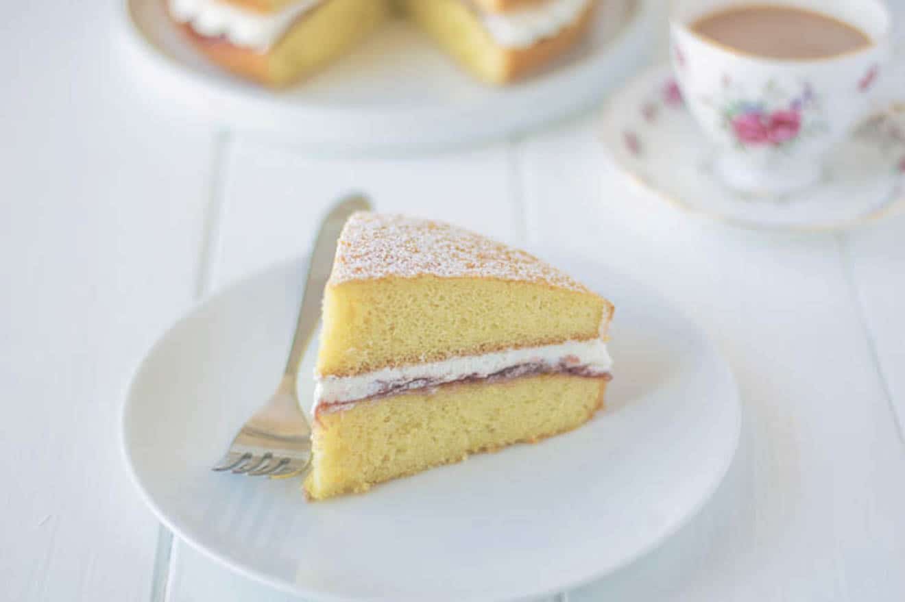 Traditional Victoria Sponge Cake Culinary Ginger