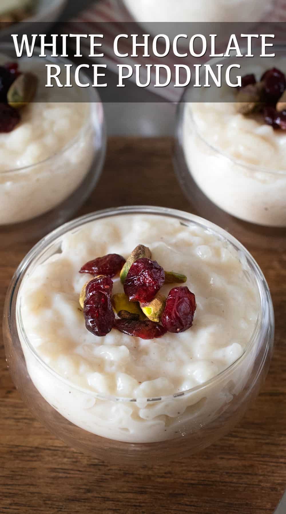White Chocolate Rice Pudding Culinary Ginger
