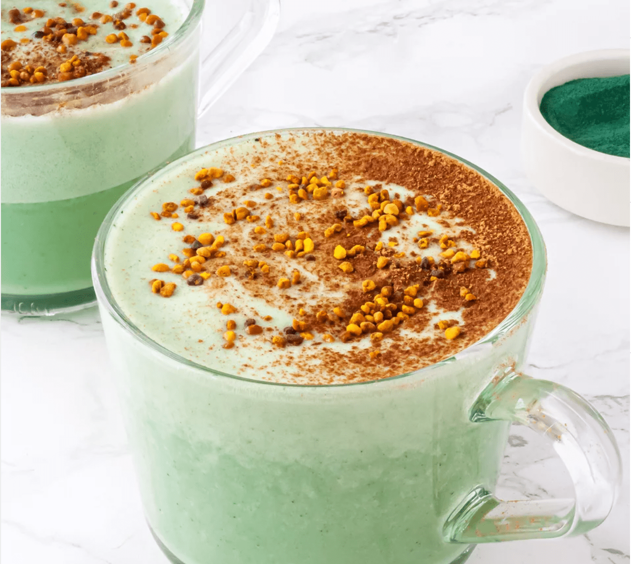 Superfood Spirulina Latte Culinary Healing