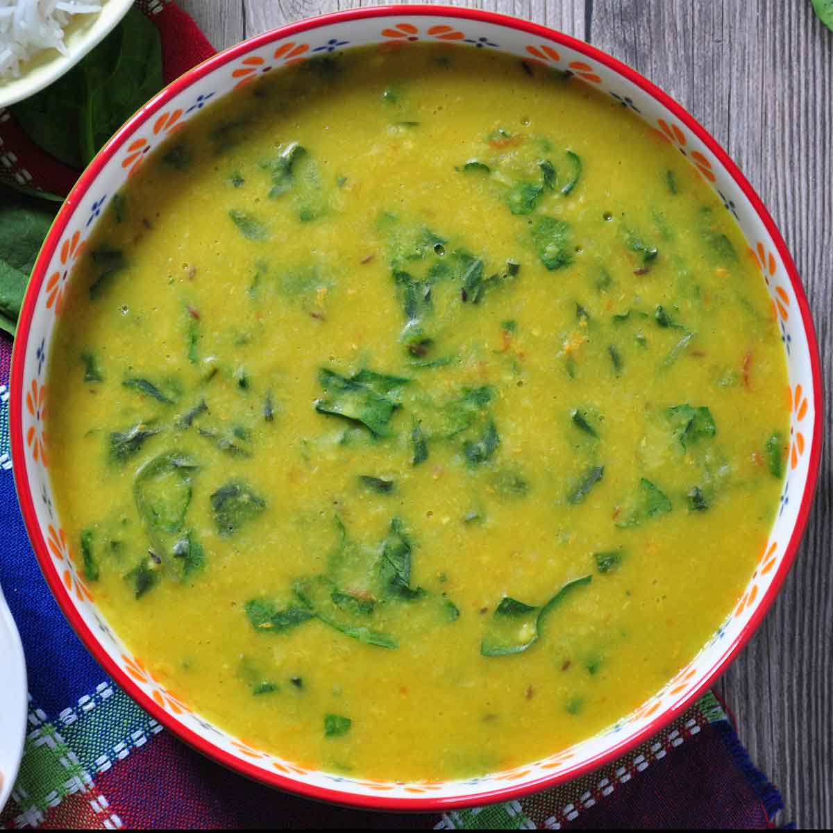 Dal Palak In Instant Pot CulinaryShades