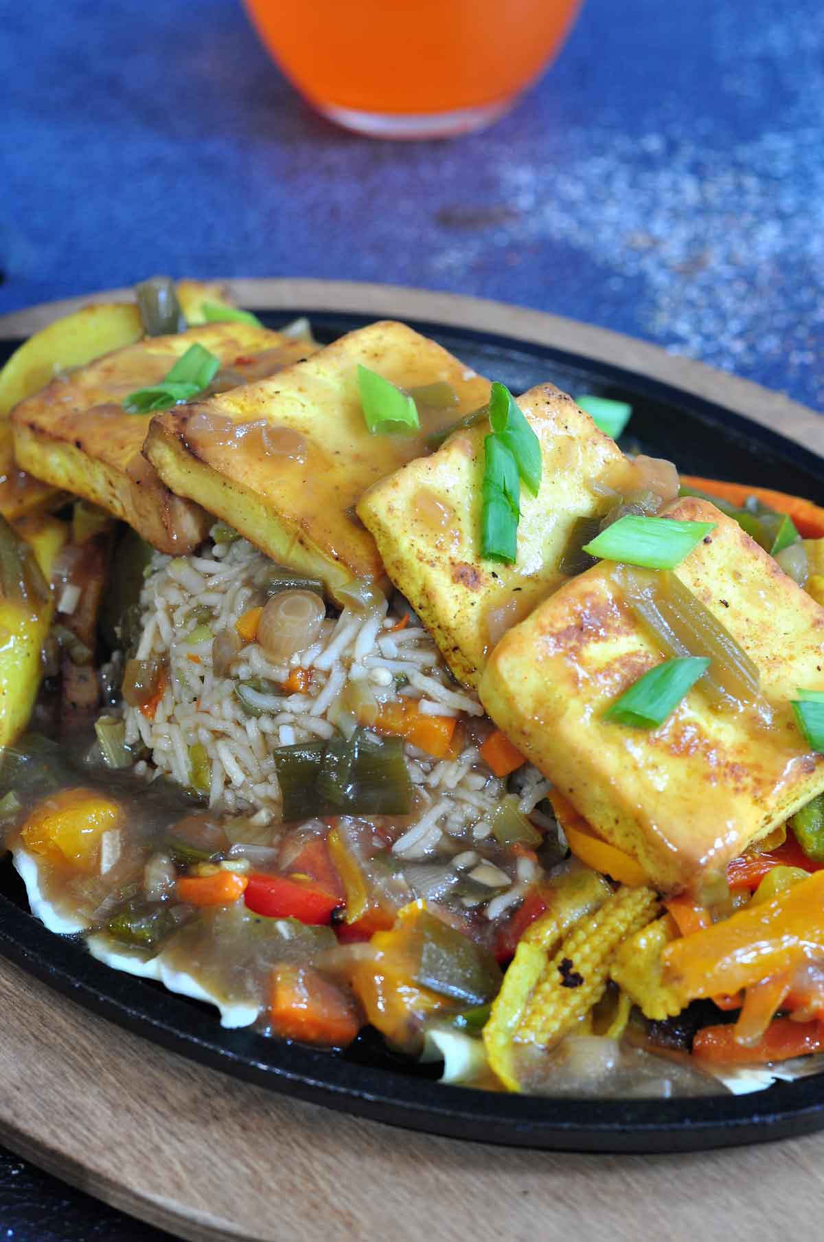 Veg Paneer Sizzler Culinary Shades
