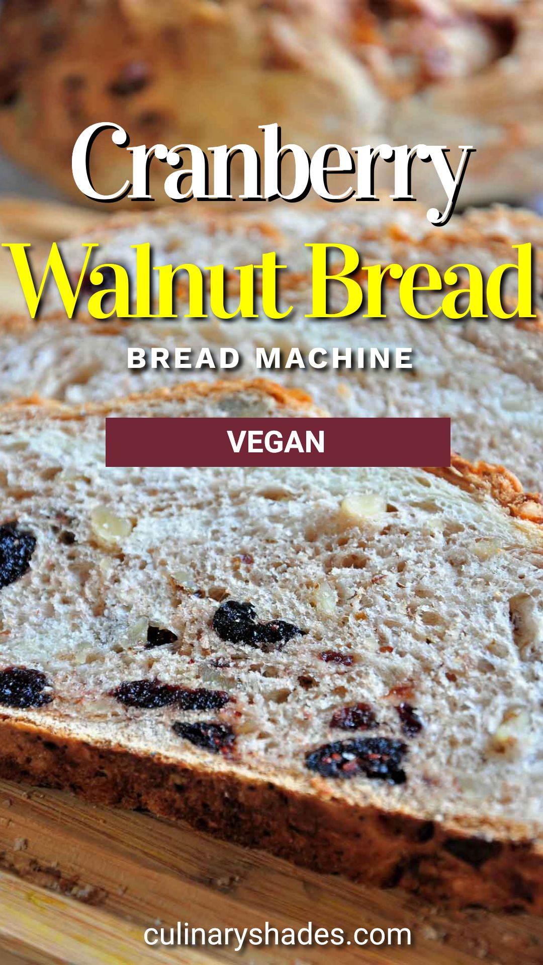 Cranberry Walnut Bread Culinary Shades