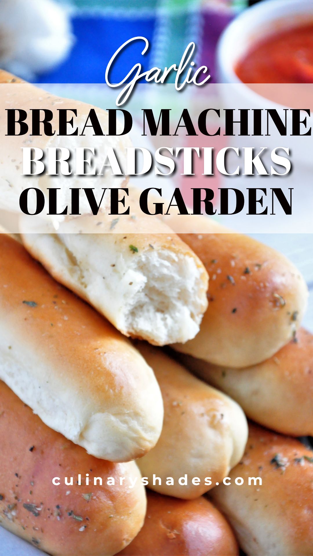 Bread Machine Breadsticks Culinary Shades
