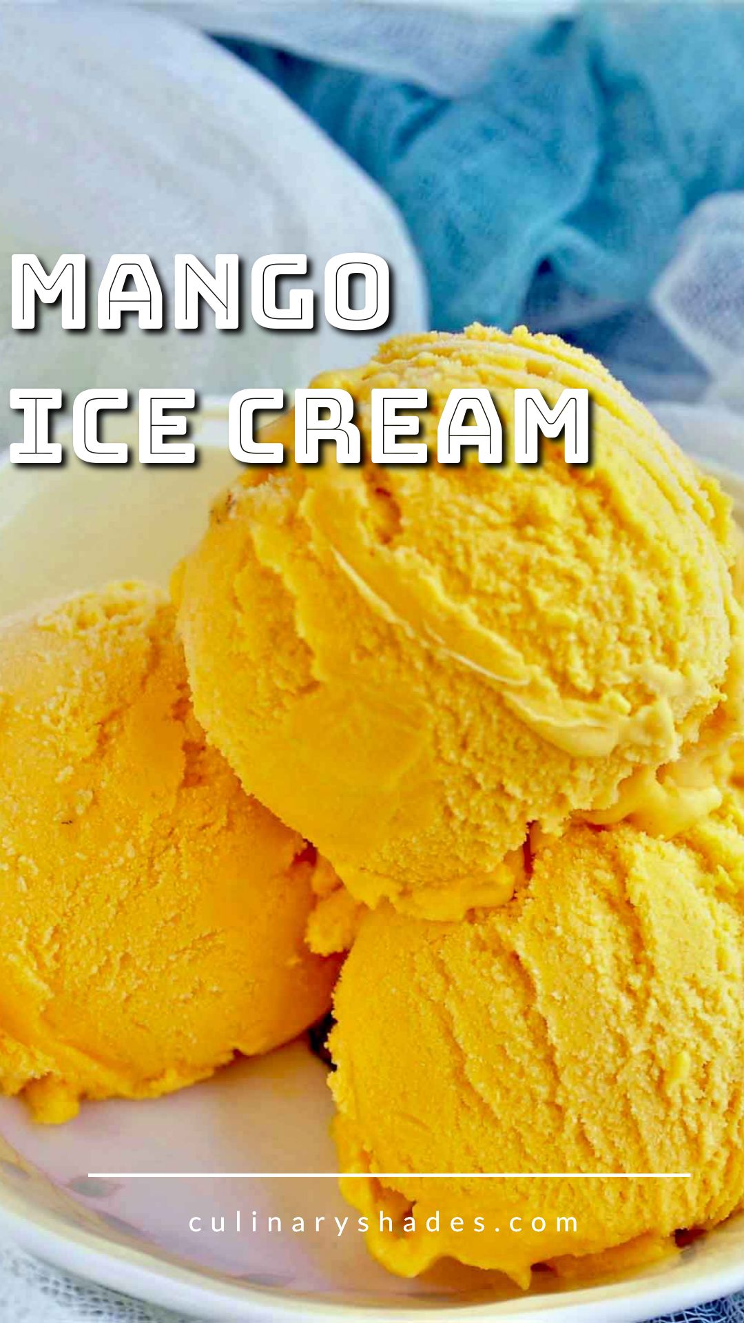 Mango Ice Cream Recipe Culinary Shades