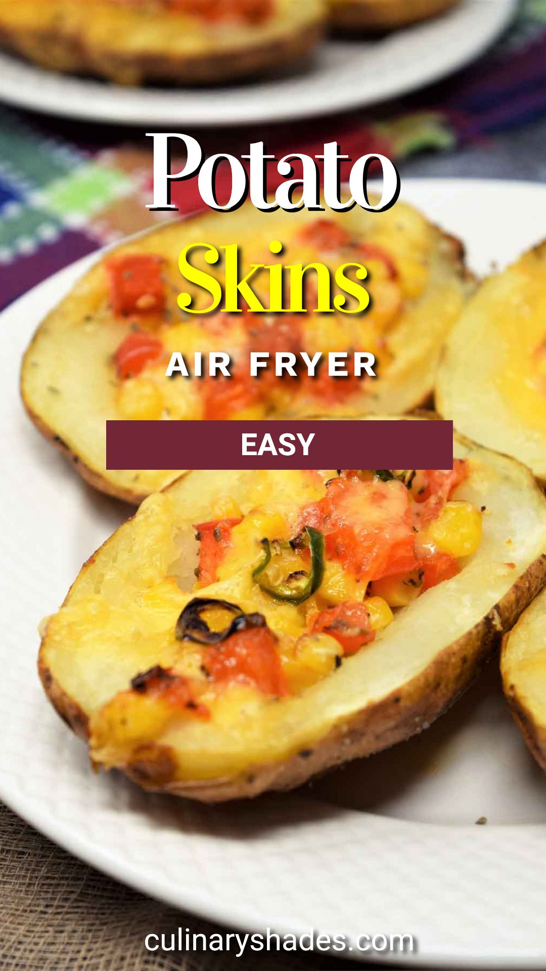 Air Fryer Potato Skins Culinary Shades