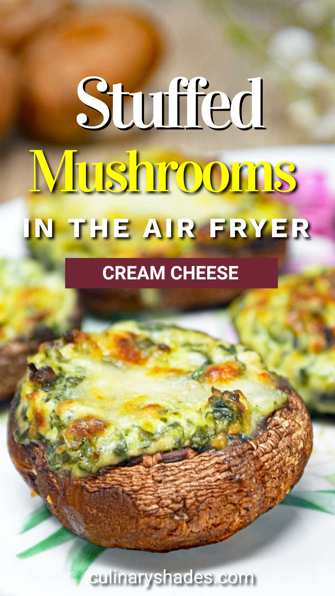 Air Fryer Stuffed Mushrooms Culinary Shades