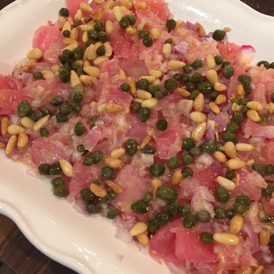 Italian Tuna Crudo Culinary Works