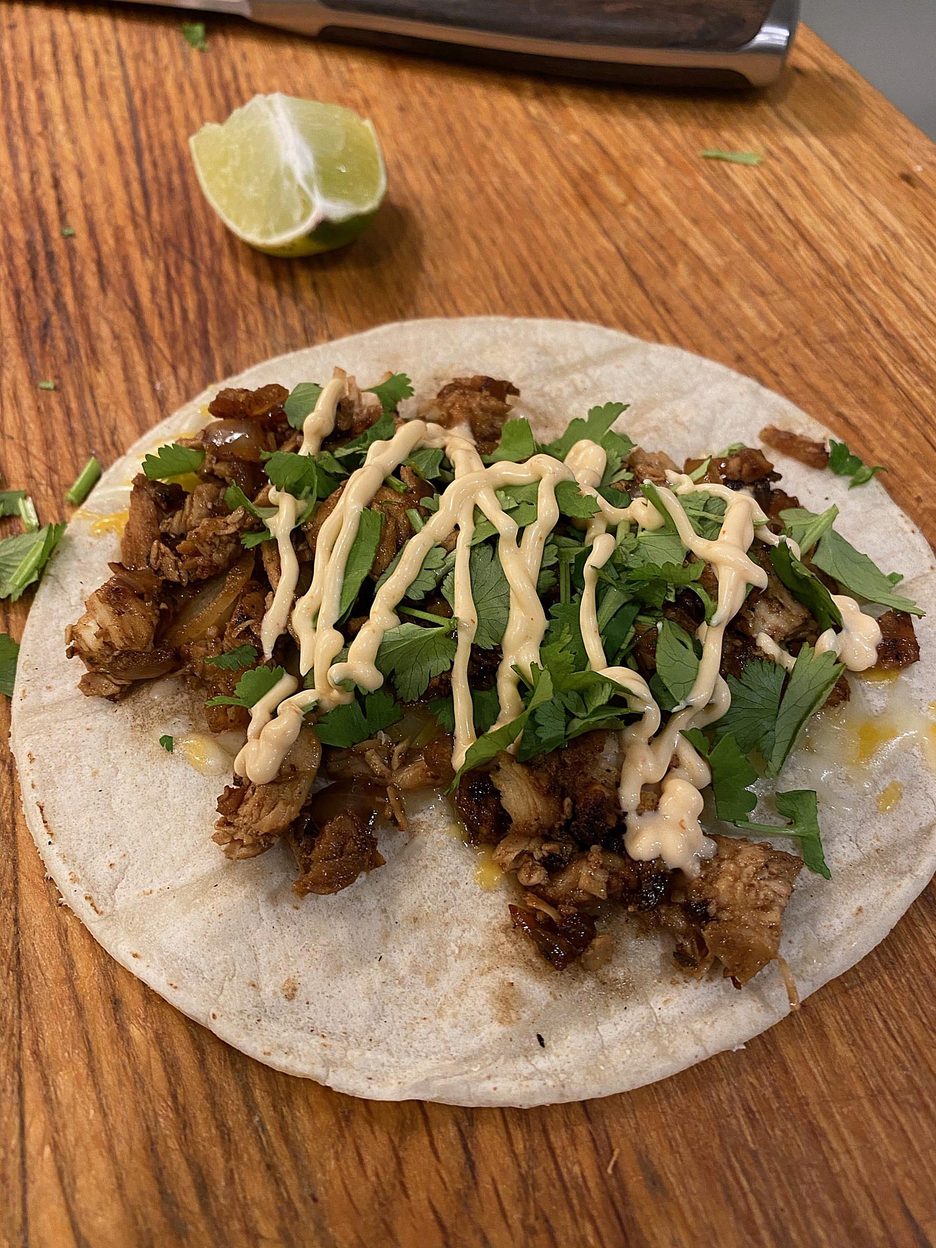 CW Chicken Tacos with Cilantro Onion Relish