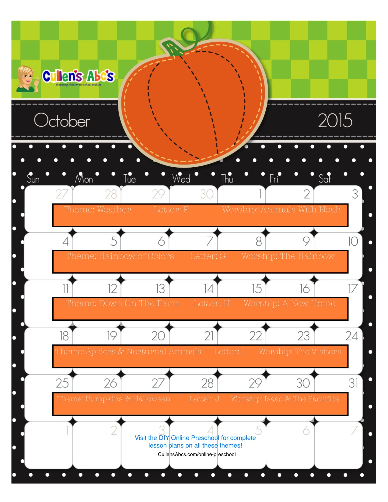 Preschool Calendars Free Children's Videos & Activities