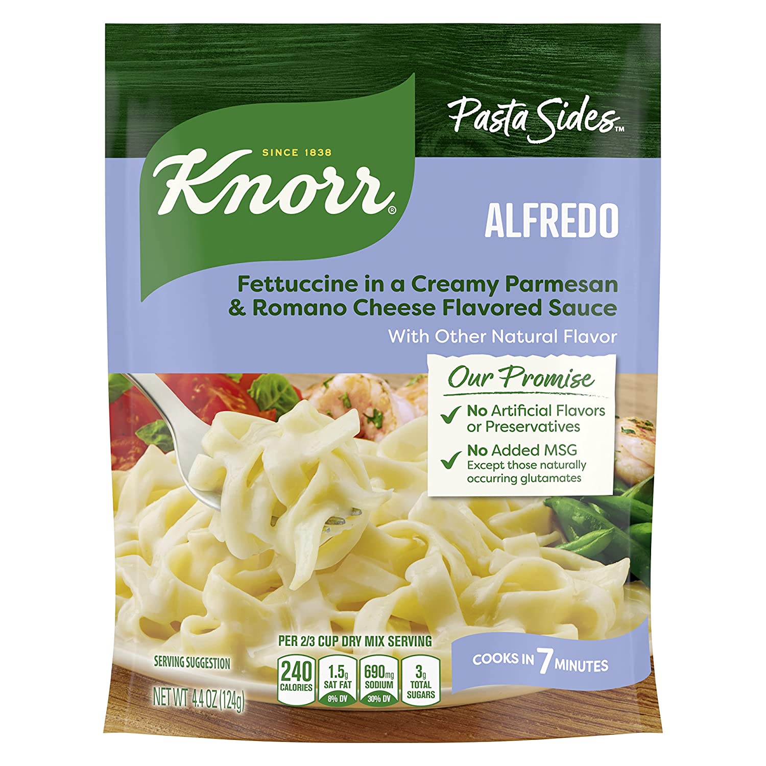 Fettuccine Alfredo Nutrition Facts