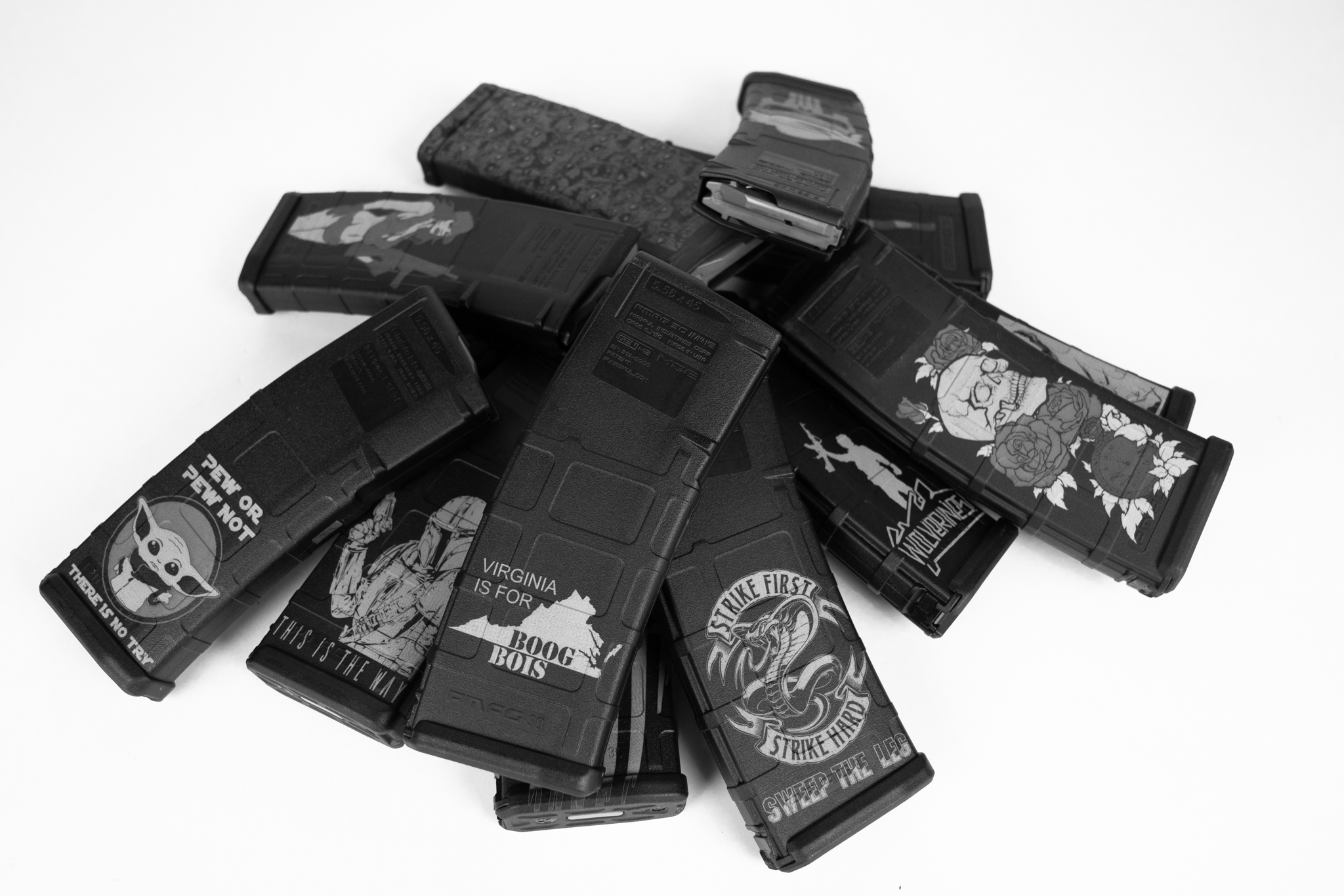 Laser Engraved PMags Culper Precision