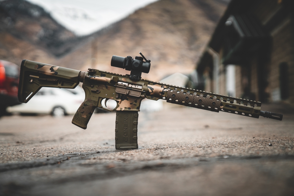 AR 15 Cerakote service Handguard Culper Precision