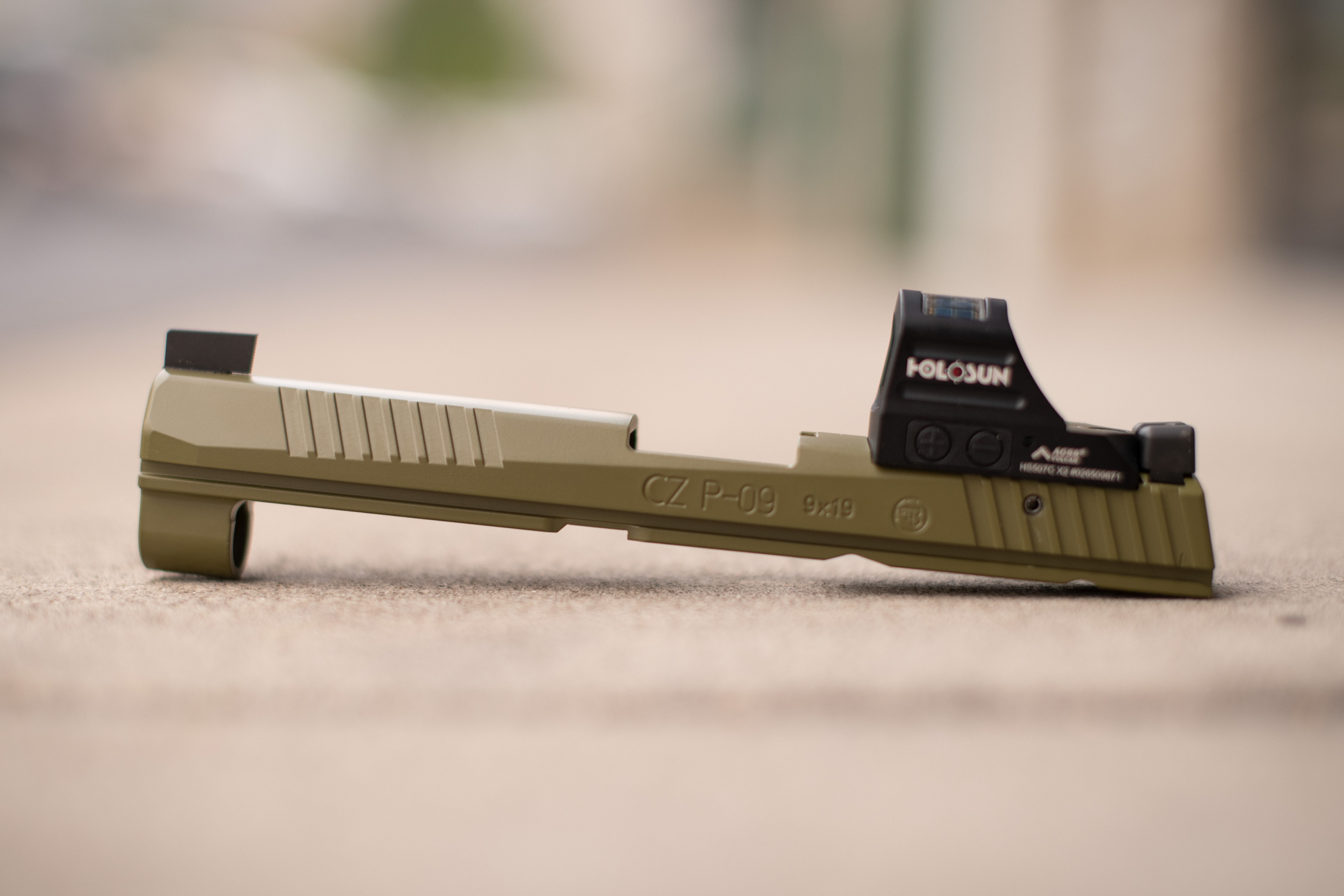 Optic Cut and Slide Cerakote Package for CZ P07 and CZ P09 Culper