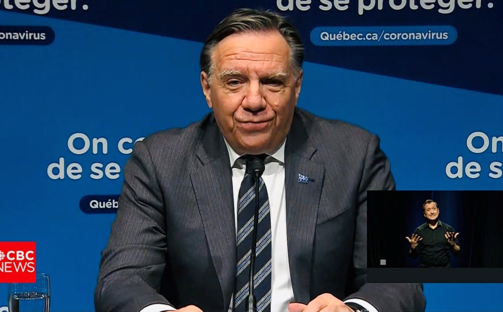 It's official Quebec lockdown and 8 p.m. to 5 a.m. curfew to begin Saturday