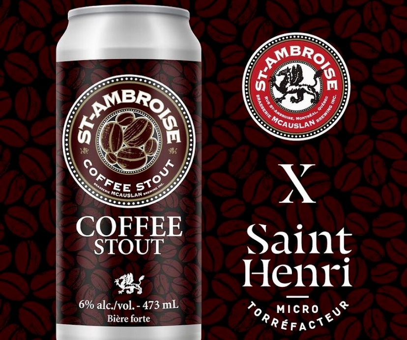 McAuslan presents the Coffee Stout StAmbroise x Café SaintHenri